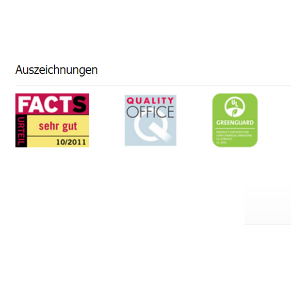 Detail Klöber Mera Auszeichnungen