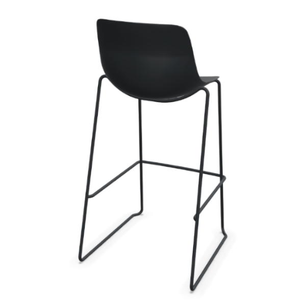 Brunner Crona light bar Kufe lava Gestell lava Perspektive hinten
