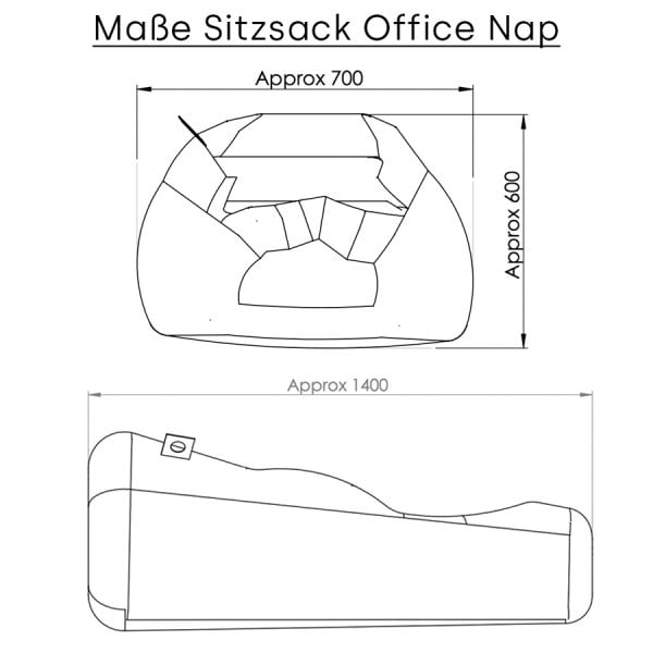 Götessons Sitzsack Office Nap - konfigurierbar - Günstig bei ...