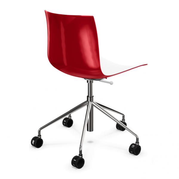 Arper Catiaf 46 0294 zweifarbig rot-weiss
