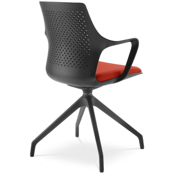LD Seating Tara schwarz Rückansicht