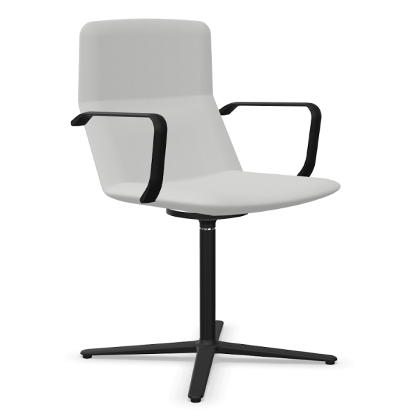 LD Seating FLEXI Konferenzstuhl F25-N1 Gestell in schwarz