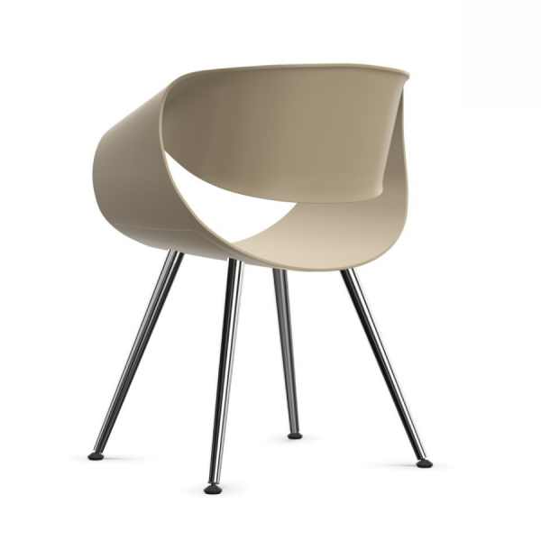 Züco LITTLE PERILLO PT042 beige mit Vierfußgestell - Rückansicht