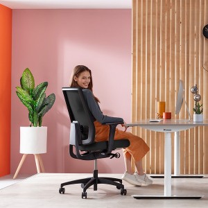 Vorschau: Dauphin Indeed mesh 7056 schwarz mit Netz-Rückenlehne Vorschau: Dauphin Indeed mesh 7056 schwarz mit Netz-Rückenlehne