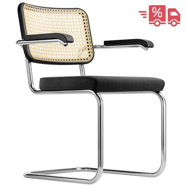 ABVERKAUF: THONET S 64 SPV | LEICHTE MÄNGEL | Buche schwarz gebeizt | Sitz günstig online kaufen