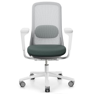 HAG SoFi Mesh Bürostuhl Stoff Capture Gestell weiß mit Slideback Armlehnen HAG SoFi Mesh Bürostuhl Stoff Capture Gestell weiß mit Slideback Armlehnen