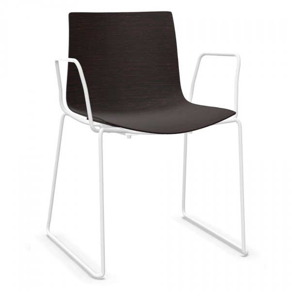 Arper Catifa 0378 Kufenstuhl Farbe Wenge