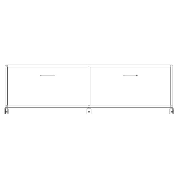 Bosse TV-Board 1 OH Breite 160 cm mit Klappe