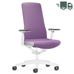 Interstuhl PURE INTERIOR Edition Bürostuhl mit Polsterrücken - 4D-Armlehnen - Variante lila Interstuhl PURE INTERIOR Edition Bürostuhl mit Polsterrücken - 4D-Armlehnen - Variante lila