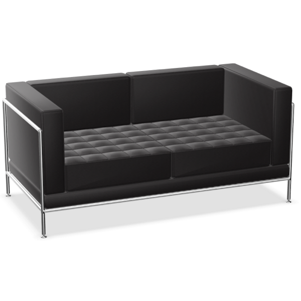 Bosse Modul Space Sofa in Leder Schwarz