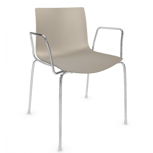 Arper CATIFA 46 0251 NEUE FARBEN einfarbig Vierfuß