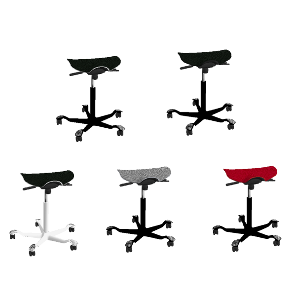 HAG CAPISCO PULS 8002 - Hocker mit Sitzflächenmatte