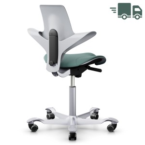HAG CAPISCO PULS 8020 | Hellgrau | Bezug seagreen | Gestell silber HAG CAPISCO PULS 8020 | Hellgrau | Bezug seagreen | Gestell silber