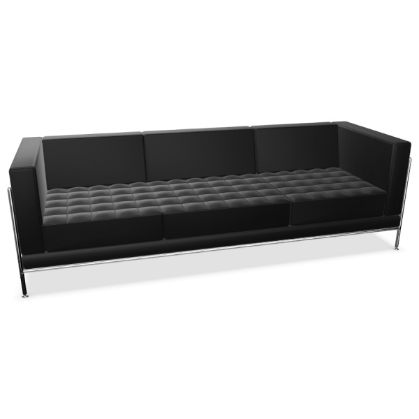 Bosse Modul Space Sofa in Leder Schwarz