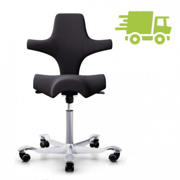 HAG Capisco 8106 Xtreme dunkelgrau Gestell silber