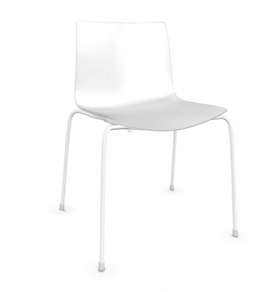 arper catifa 46 0251 weiss Gestell weiss