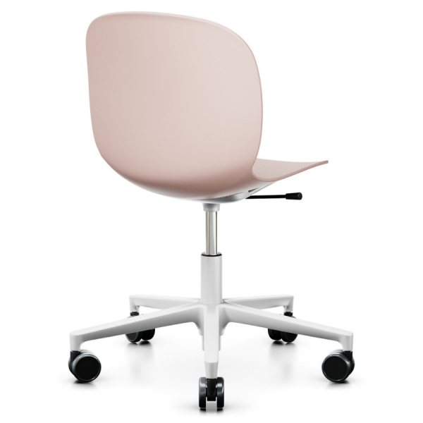 Profim Noor (6070) Bürostuhl Sitzschale rosa ohne Armlehnen - Rückansicht