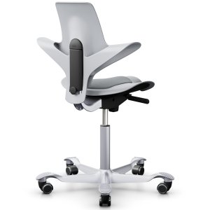 HAG Capisco Puls 8010 Light Grey mit hellgrauer Stoffeinlage HAG Capisco Puls 8010 Light Grey mit hellgrauer Stoffeinlage