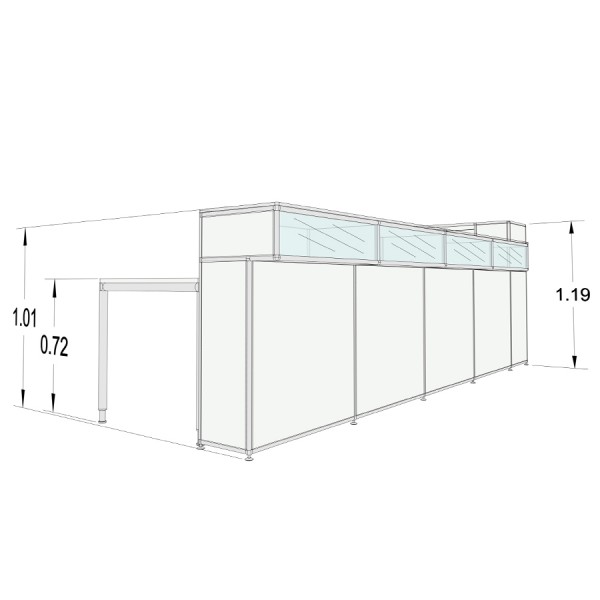 BOSSE Modul Space Empfangstheke 8