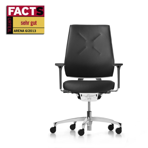 Dauphin X-CODE XC 5120 PREMIUM schwarz Polsterrücken Leder