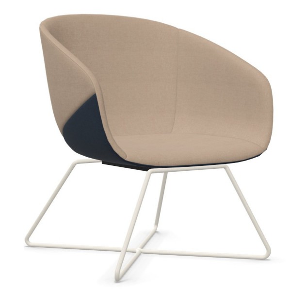 Bejot Oxco OX 424 Farbe beige-dunkelblau Gestell weiß