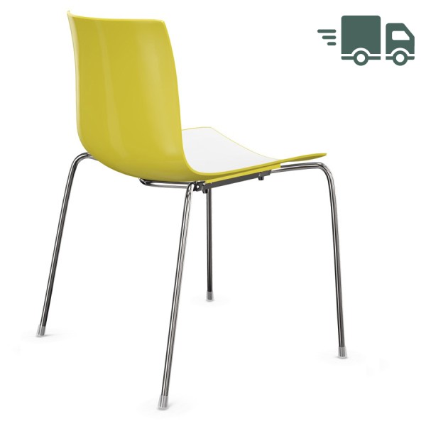 Arper Catifa 46 0251 gelb weiss bicolor