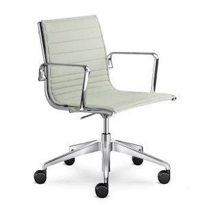 LD Seating Fly 711 Bürostuhl Leder weiß mit Höhenverstellung LD Seating Fly 711 Bürostuhl Leder weiß mit Höhenverstellung