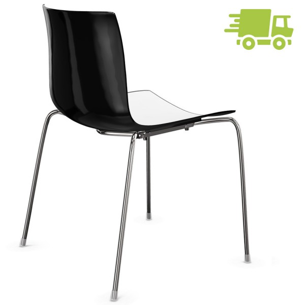 Arper Catifa 46 0251 schwarz weiss bicolor schnell gliefert