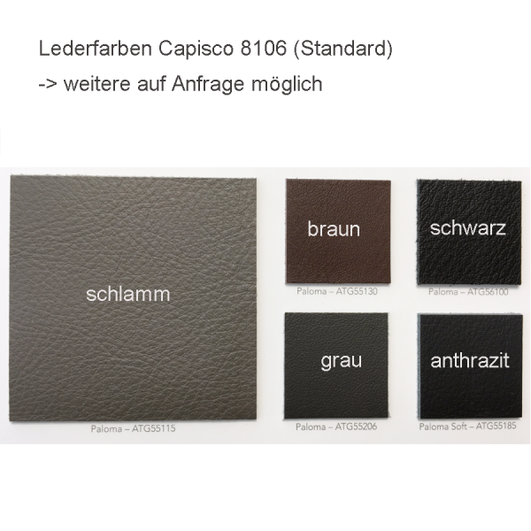 HAG CAPISCO 8106 Lederbezug mit Sattelsitz