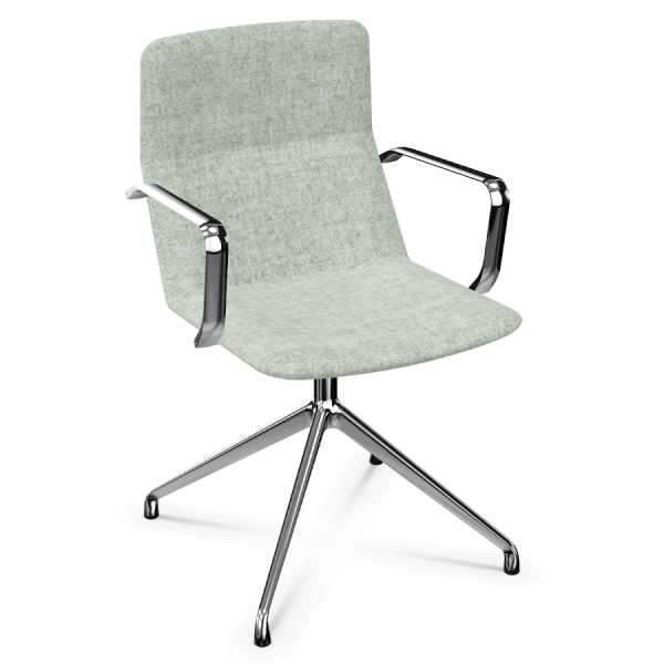 LD Seating FLEXI Konferenzstuhl F20-N6 Gestell in chrom
