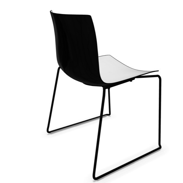 Arper Catifa 0278 schwarz weiss