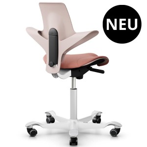 HAG CAPISCO PULS 8020 rosa mit Stoff Select rosa - Gestell weiß HAG CAPISCO PULS 8020 rosa mit Stoff Select rosa - Gestell weiß