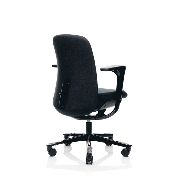 HAG SoFi 7200 schwarz mit mittelhoher Rückenlehne
