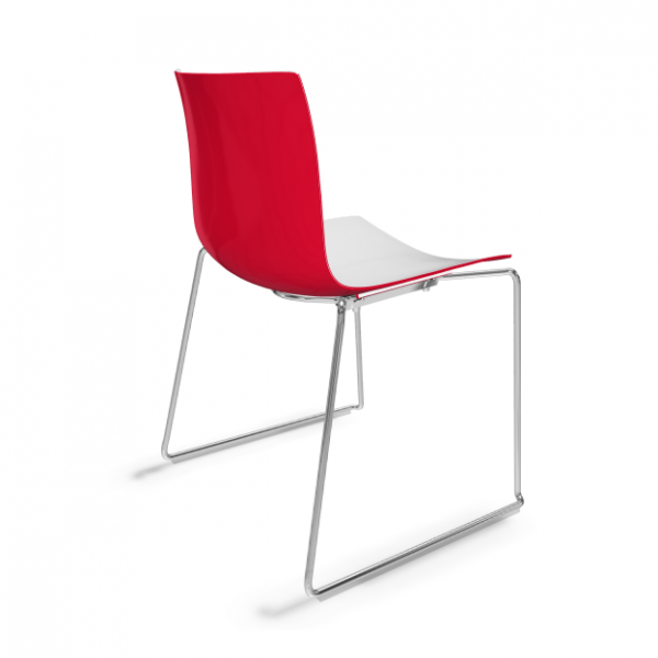 arper catifa 46 0278 zweifarbig rot
