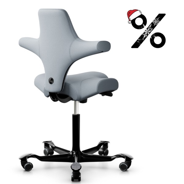 HAG Capisco 8106 Stoff Select grau - Gestell schwarz