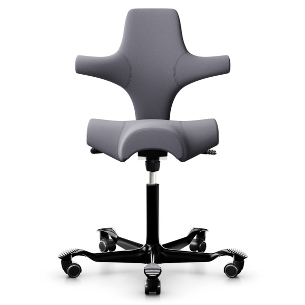 HAG Capisco 8106 Stoff Xtreme grau 081 Gestell schwarz