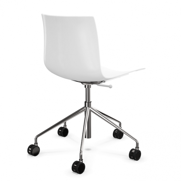 Arper CATIFA 46 0294 Stuhl mit 5-strahligem Drehfußgestell höhenverstellbar einfarbig