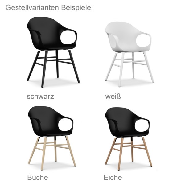 Kristalia Elephant: hellblau - buche