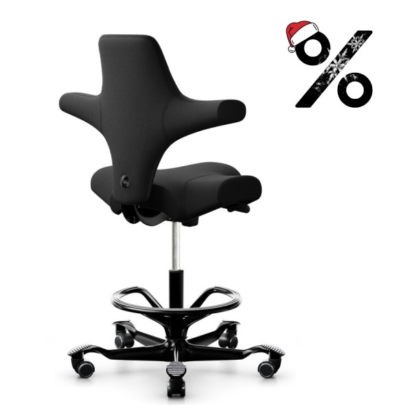 HAG CAPISCO 8106 | Stehhilfe mit Fußring | Wollstoff Select schwarz | Geste günstig online kaufen