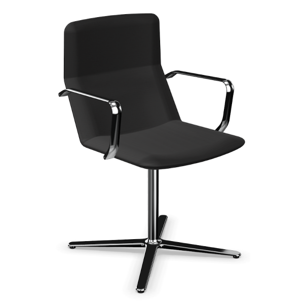 LD Seating FLEXI Konferenzstuhl F25-N6 Gestell in chrom