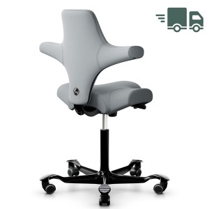 HAG Capisco 8106 Xtreme hellgrau mit Gestell Alu schwarz HAG Capisco 8106 Xtreme hellgrau mit Gestell Alu schwarz
