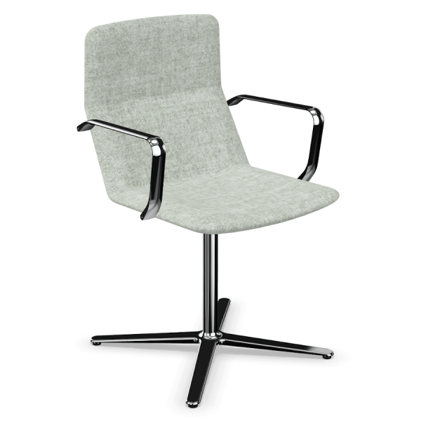 LD Seating FLEXI Konferenzstuhl F25-N6 Gestell in chrom