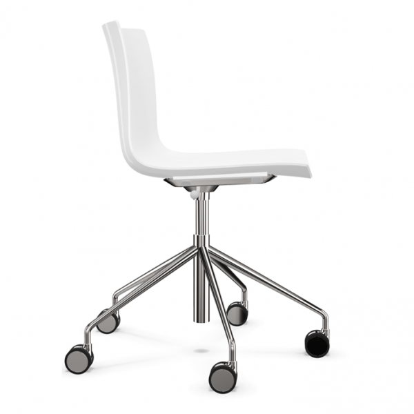 Arper CATIFA 46 0294 Stuhl mit 5-strahligem Drehfußgestell höhenverstellbar einfarbig