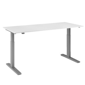 RWH Action Schreibtisch elektrisch verstellbar - weiß-silber - Breite 180 cm RWH Action Schreibtisch elektrisch verstellbar - weiß-silber - Breite 180 cm
