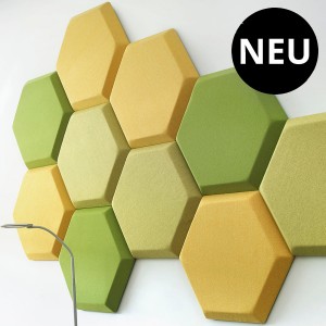 Bejot Silent Block SBW H Akustik Wandpaneel grün/gelb Bejot Silent Block SBW H Akustik Wandpaneel grün/gelb