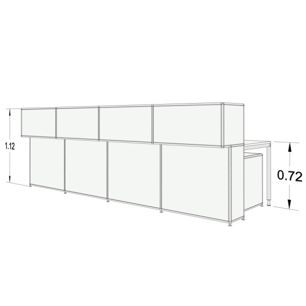 BOSSE Modul Space Empfangstheke 10