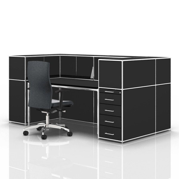 Bosse Modul Space Empfangstheke 2 schwarz
