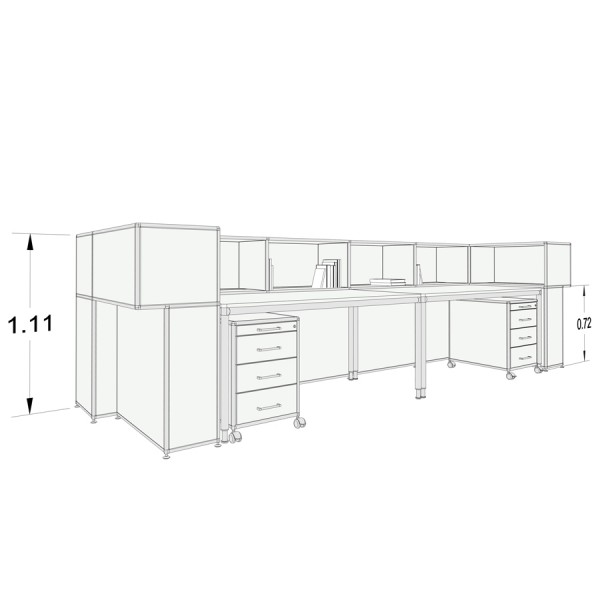 Bosse Modul Space Empfangstheke 11 Abmessungen