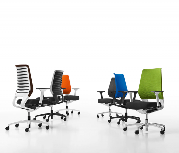 Dauphin X-CODE XC 5310 PURE STYLE weiß mit Netzrückenlehne