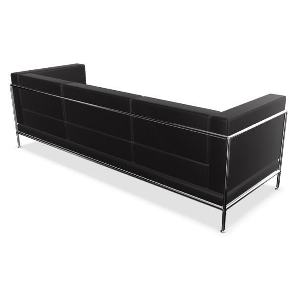 Bosse Modul Space Sofa in Leder Schwarz von hinten